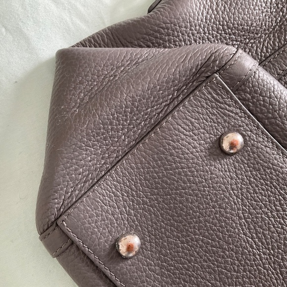 Furla Grey Leather Shoulder Bag with Handles and detachable strap - Picture 5 of 6